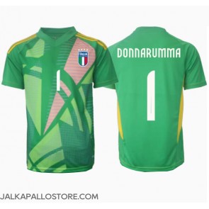 Italia Gianluigi Donnarumma #1 Maalivahti Vieraspaita EM-Kisat 2024 Lyhythihainen